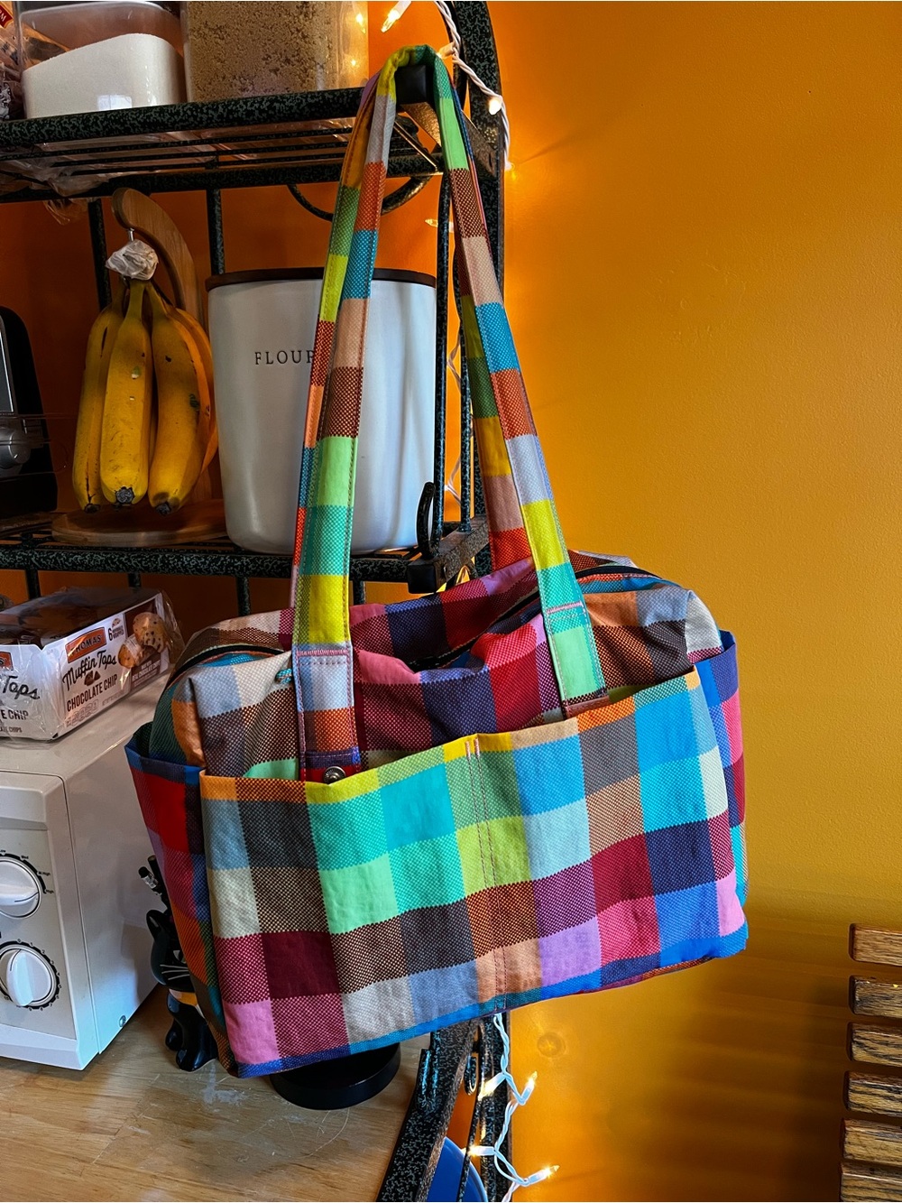 Baggu UO Madras Everyday Cloud Bag